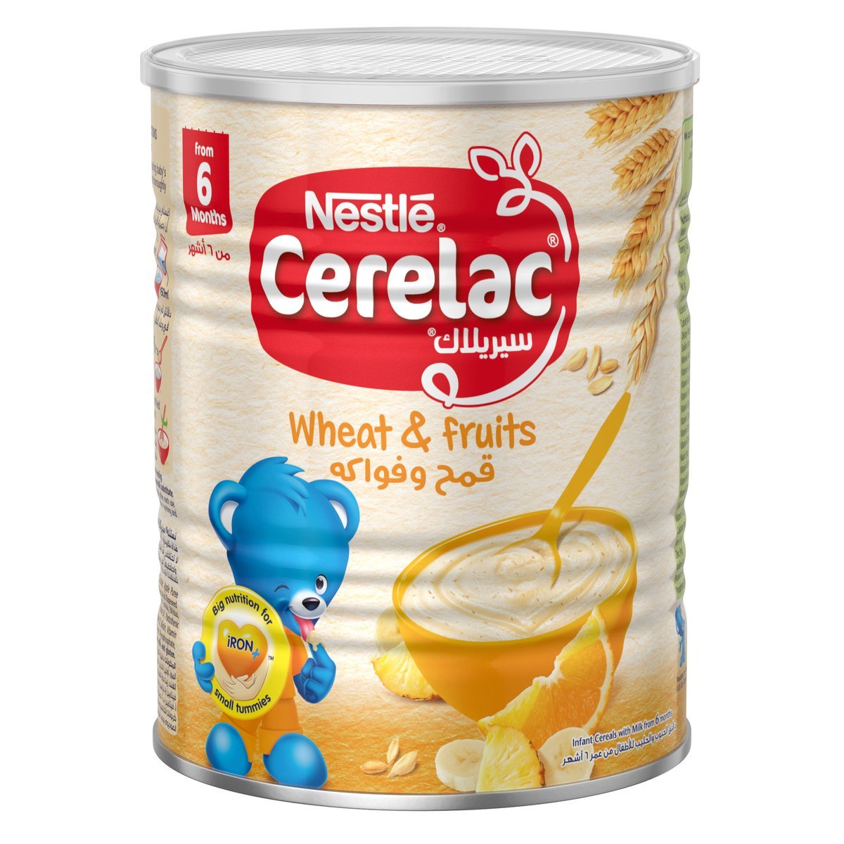 Nestle Cerelac Infant Cereals With Iron + Wheat & Fruits From 6 Months 400 g