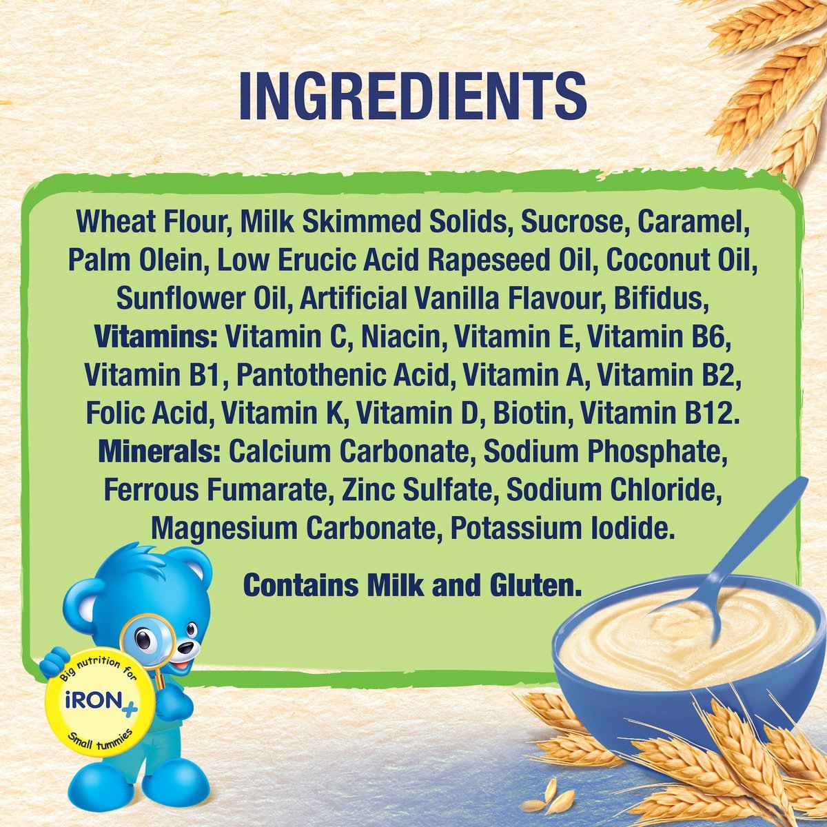 Nestle Cerelac Infant Cereals With Iron + Wheat From 6 Months 400 g