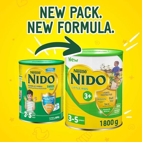 Nido Three Plus Growing Up Formula for Toddlers From 3-5 years 400g