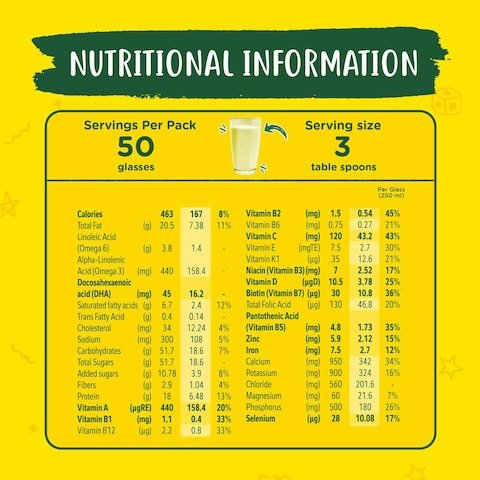 Nido Three Plus Growing Up Formula for Toddlers From 3-5 years 400g