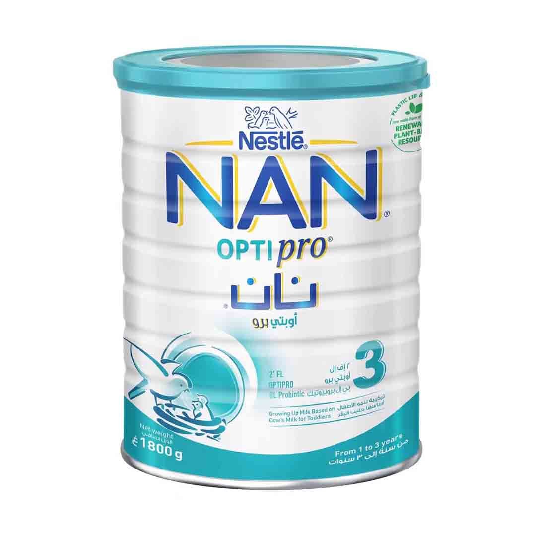 Nestle NAN Optipro Stage 3 Growing Up Formula From 1-3 Years 1.8kg
