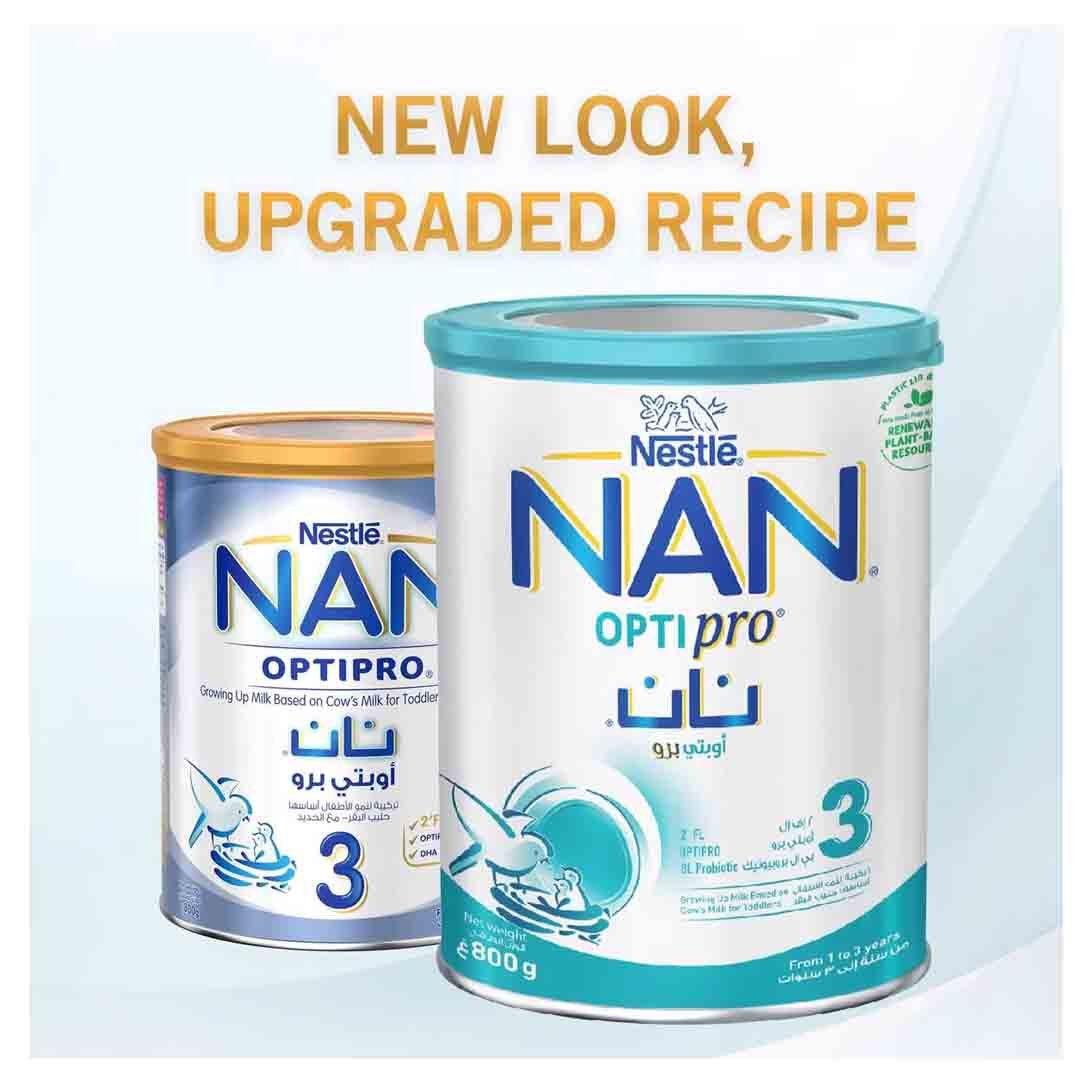 Nestle NAN Optipro Stage 3 Growing Up Formula From 1 to 3 Years 800g