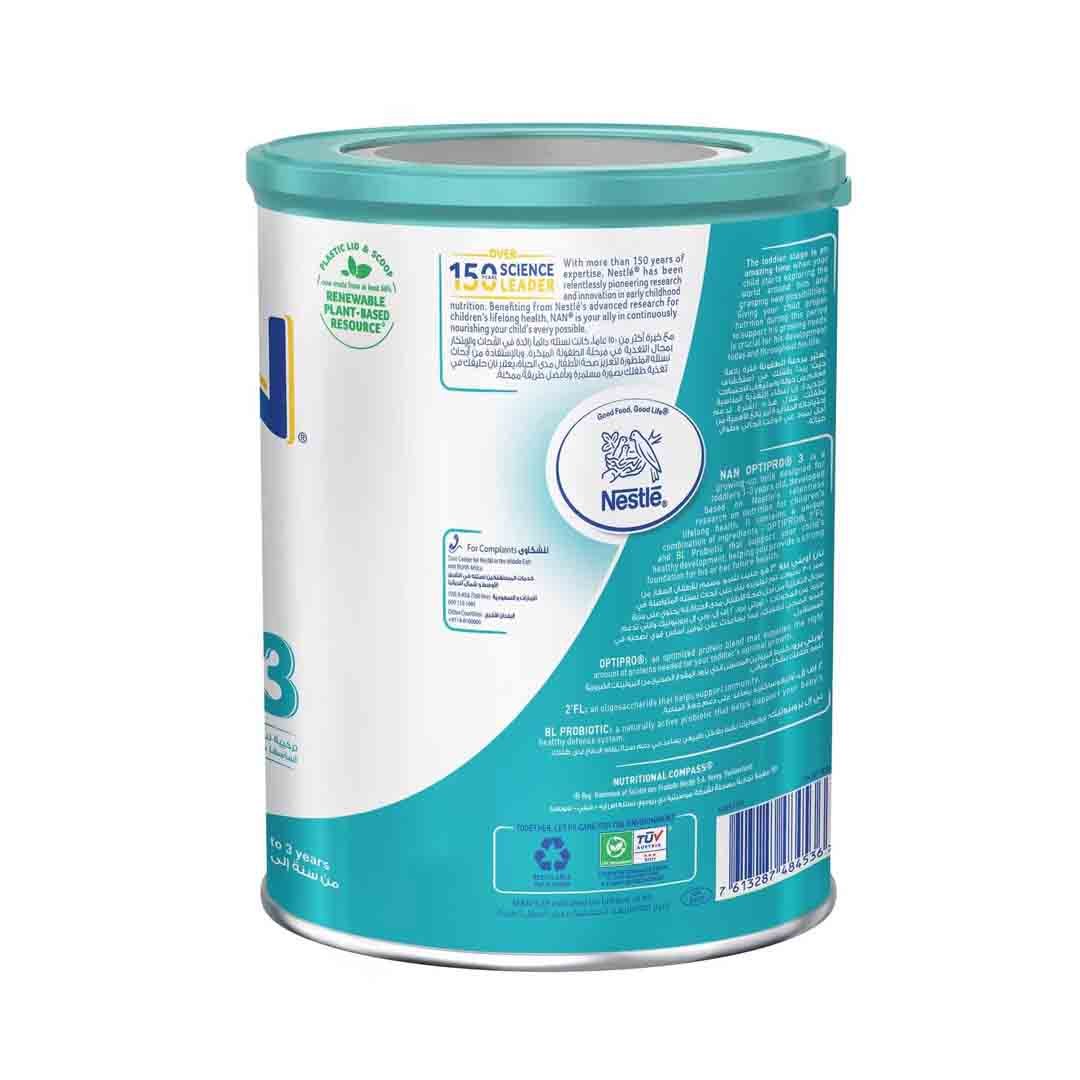 Nestle NAN Optipro Stage 3 Growing Up Formula From 1 to 3 Years 800g