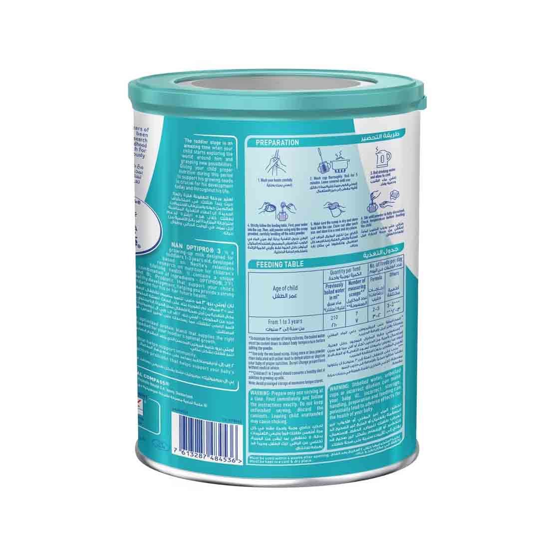 Nestle NAN Optipro Stage 3 Growing Up Formula From 1 to 3 Years 800g