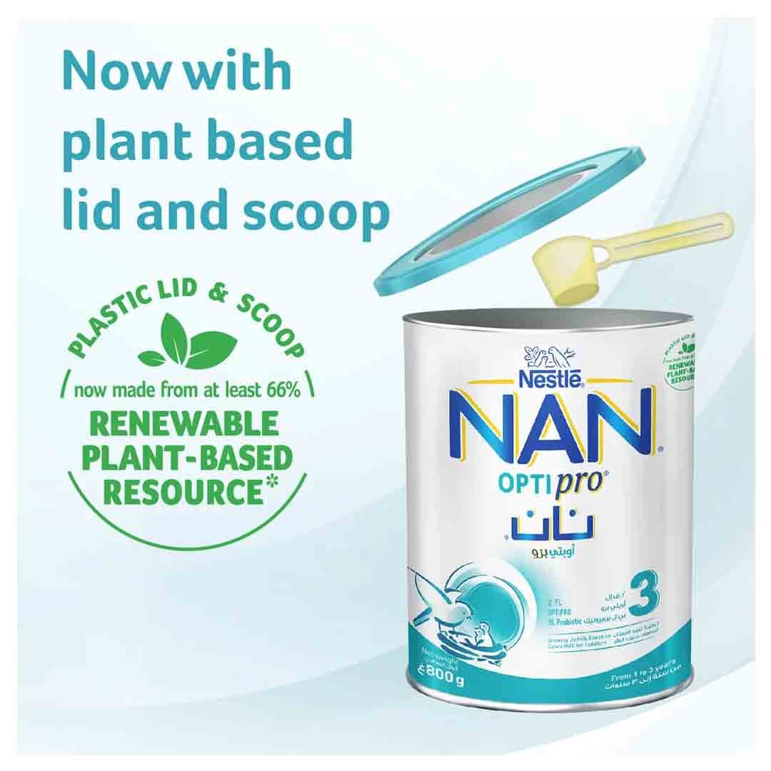 Nestle NAN Optipro Stage 3 Growing Up Formula From 1 to 3 Years 800g