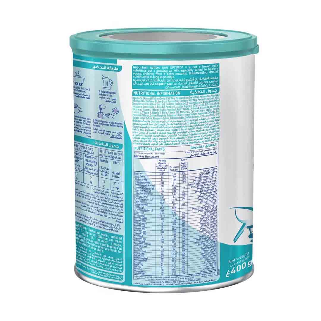 Nestle NAN Optipro Stage 4 From 3 to 6 Years 400g