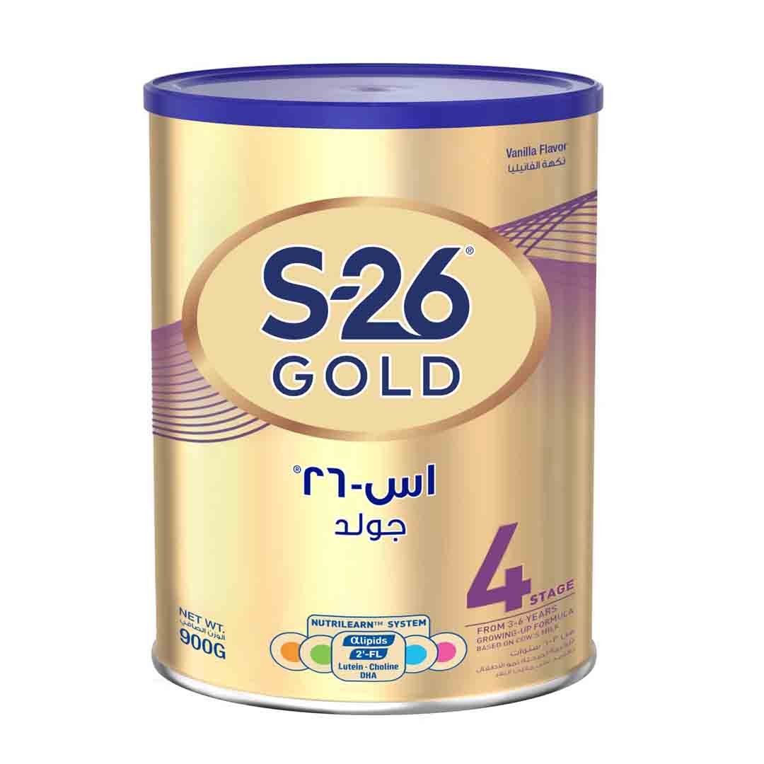 Nestle S26 Gold Stage 4 Growing Up Formula From 3-6 Years 900g
