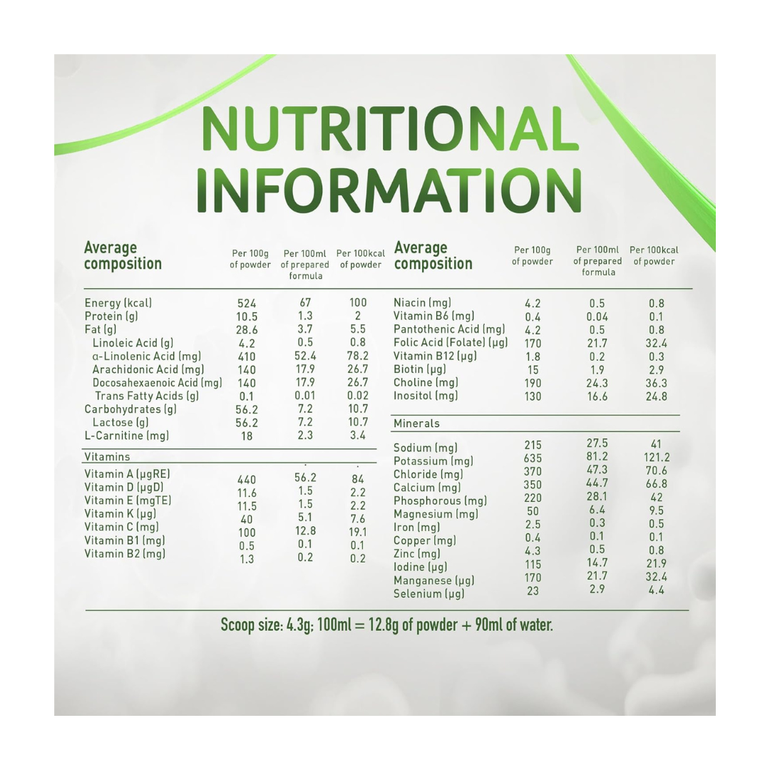 Nestle NAN Organic Stage 2 Follow-up Formula, Baby Milk, From 6 to 12 Months, 380g, Tin